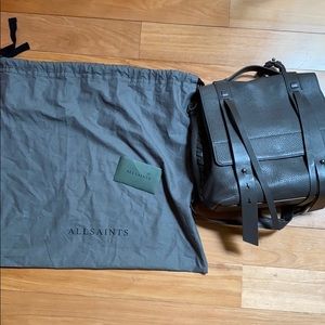 All saints leather convertible backpack